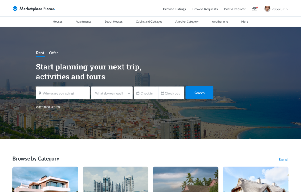 Browse Features - My Marketplace Builder